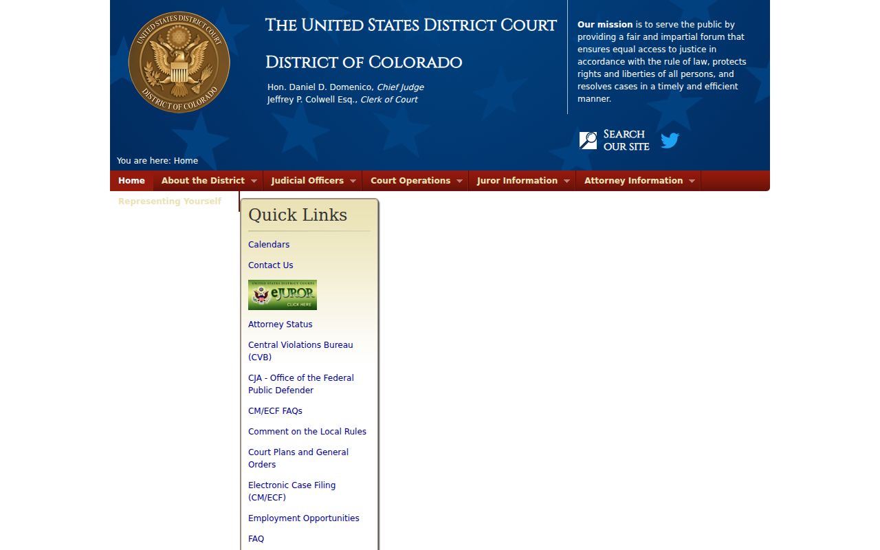 Gilpin County District Court separate federal district court source