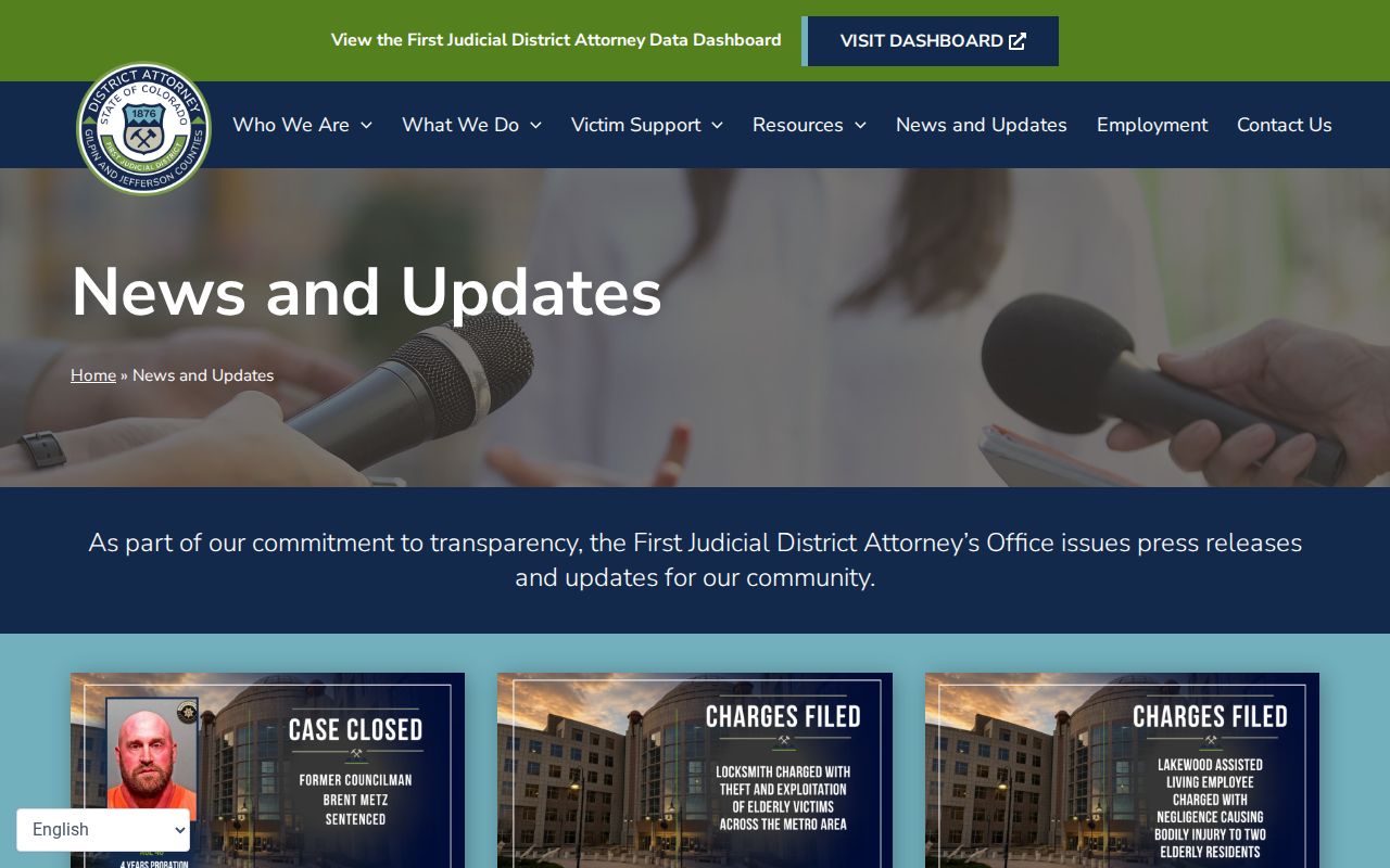Gilpin County warrant records First Judicial District news